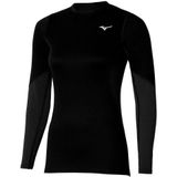 Mizuno - Merino Wool Crew - Lange Mouwen Basislaag - Zwart - Merino Wol