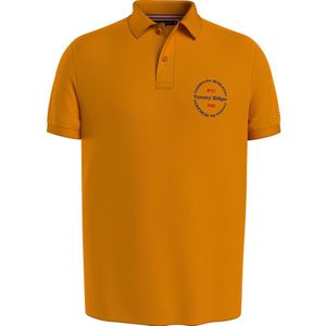 Tommy Hilfiger Roundle Reg Short Sleeve Polo Oranje 2XL Man