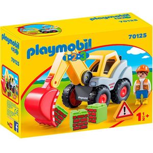 Playmobil 123 Excavator Shovel Veelkleurig 18-24 Months