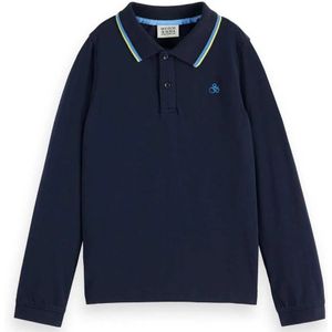 Scotch & Soda Pique Lange Mouw Poloshirt