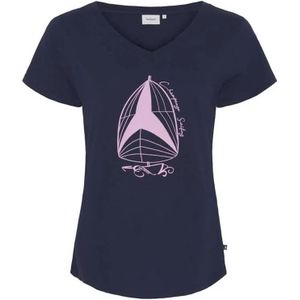 Sea Ranch Asta T-shirt Met Korte Mouwen En V-hals
