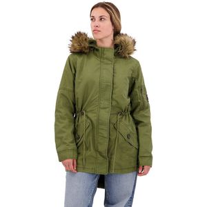 Superdry Military Fishtail Jacket Groen M Vrouw