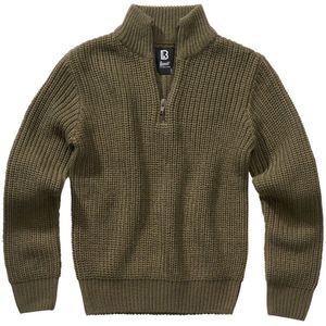 Brandit Marine Troyer High Neck Sweater Groen 122-128 cm