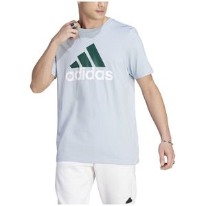 Adidas Essentials Single Big Logo Short Sleeve T-shirt Blauw L / Regular Man