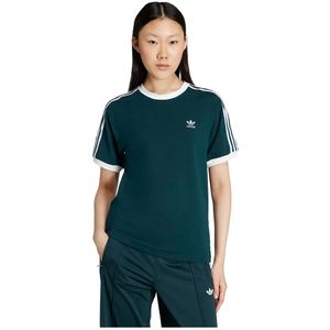 adidas - 3-Stripes Tee - Paars - Katoen