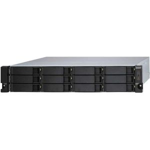 QNAP TL-R1200S-RP behuizing voor opslagstations HDD-/SSD-behuizing Zwart, Grijs 2.5/3.5"