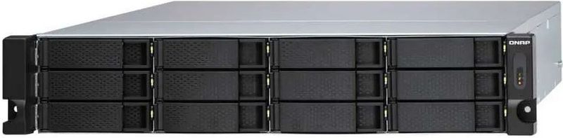 QNAP TL-R1200S-RP behuizing voor opslagstations HDD-/SSD-behuizing Zwart, Grijs 2.5/3.5"