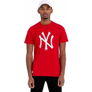 New Era Mlb Team Logo New York Yankees Short Sleeve T-shirt Rood M Man