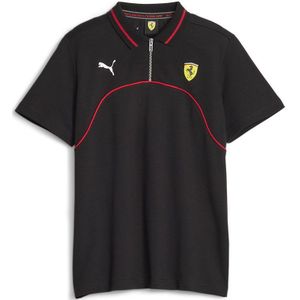Puma Ferrari Race Short Sleeve Polo Zwart 9-10 Years Meisje