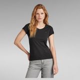 G-Star RAW T-shirt Eyben van Biologisch Katoen Zwart