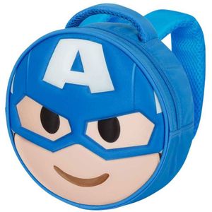 Karactermania Marvel Captain America Send Emoji Backpack Blauw