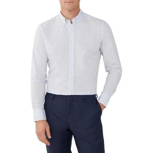 Hackett Geo Motif Print Overhemd Met Lange Mouwen