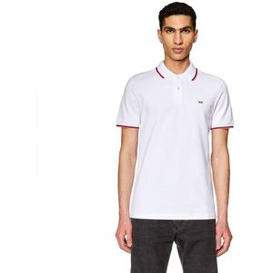 Diesel Smith Short Sleeve Polo Wit L Man