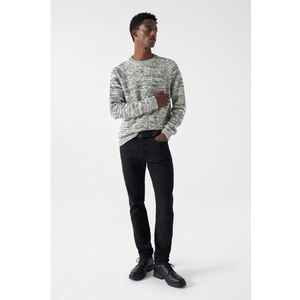Salsa Jeans Textured Sweater Grijs XL Man