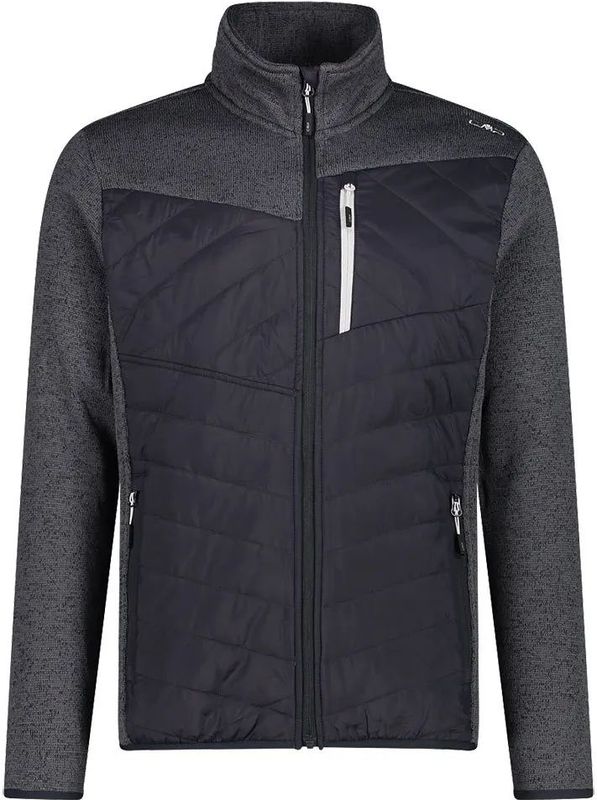 CMP - Hybride Jas - Sportieve Pasvorm - Nylon - Zacht Knit-Tech Fleece