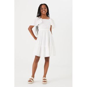 Garcia N42685 Teen Short Sleeve Short Dress Wit 14-15 Years Meisje
