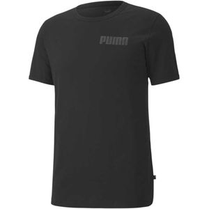 Puma Modern Basics Short Sleeve T-shirt Zwart L Man