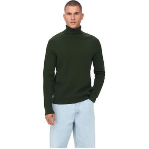 Only & Sons Phil Roll Neck Sweater Groen 2XL Man