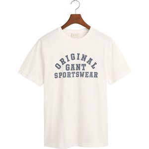 Gant Original Sportswear Short Sleeve T-shirt Wit 2XL Man