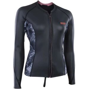 Ion Neo Zip Top 2/1 Mm Skin Dames Rashguard Met Lange Mouwen En Volledige Ritssluiting