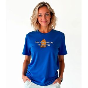 Kruskis Burn Your Problems T-shirt Met Korte Mouwen