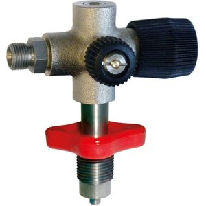 Lw Din Without Pressure Gauge Cross Fill 200 Bar Duikflesventiel