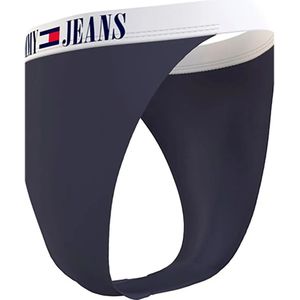 Tommy Hilfiger High Leg Bikinibroekje Donkerblauw