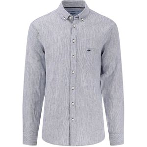 Fynch-Hatton - Overhemd - Fijne Strepen - Zacht Linnen - Lange Mouwen