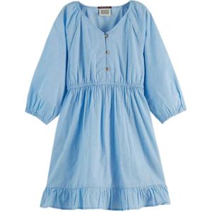 Scotch & Soda 180555 Lange Jurk Met 3/4 Mouwen