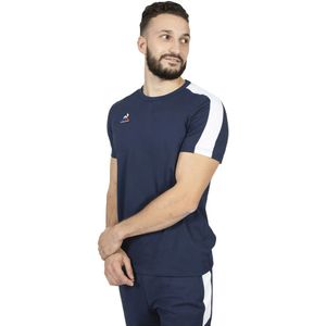 Le Coq Sportif Presentation Bicolore N°1 T-shirt Met Korte Mouwen