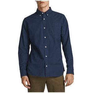 Jack & Jones Blubrook Oxford Long Sleeve Shirt Blauw S Man
