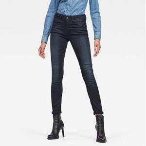 G-star 3301 High Waist Skinny Jeans Blauw 27 / 30 Vrouw