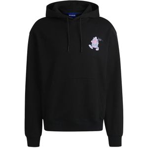 HUGO - Namiko - Hoodie - Zwart - 100% Katoen