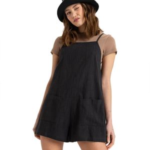 Jumpsuit - Katoen en Viscose - Relaxed Fit - Vierkante Hals - Verstelbare Bandjes