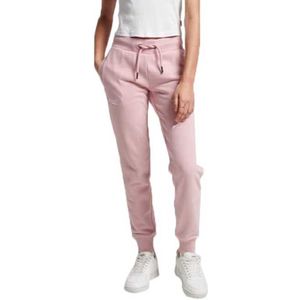 Superdry Vintage Logo Embroidered Unbrushed Joggers Roze L Vrouw