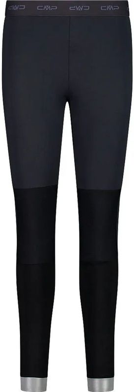 CMP - Leggings - Langlopende Hardloopbroek - Zwart - 4-Way Stretch
