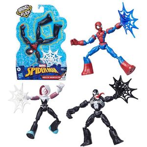 Avengers Figure Spiderman Bend And Flex15 Cm Assorted Veelkleurig 4-7 Years