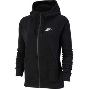 Nike Sportswear Essential Full Zip Sweatshirt Zwart S Vrouw