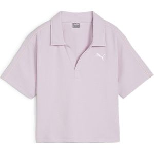 Puma 677884 Short Sleeve Polo Paars M Vrouw