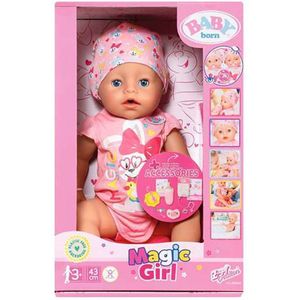 Zapf Creation Born Magic Rosa Girl 43 Cm Baby Doll Roze