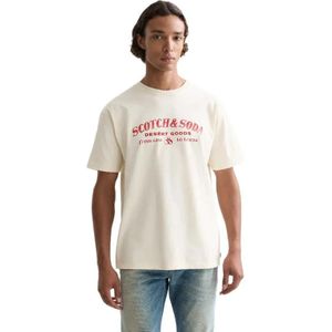 Scotch & Soda 183013 T-shirt Met Korte Mouwen