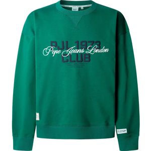 Pepe Jeans - PM582847 Talbot Crew - Sweatshirt - Groen - Casual - 100% Duurzaam Katoen
