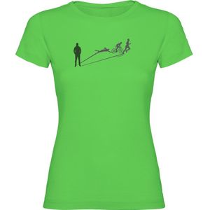 Kruskis Triathlon Shadow Short Sleeve T-shirt Groen XL Vrouw
