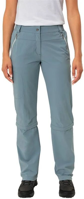 Vaude - Farley Stretch Capri T-Zip III - Wandelbroek - Zwart - Sneldrogend, Elastisch, Bluesign®-gecertificeerd