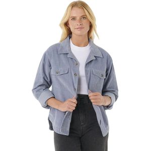 Rip Curl - Stevie - Velours Shirt - Blauw Grijs - Lange Mouw