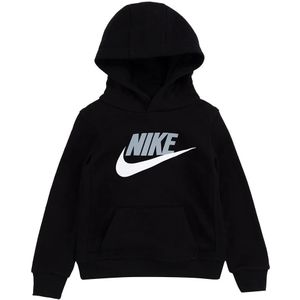 Nike - Club Hbr Po Hoodie - Sweater - Zwart - Katoen/Polyester