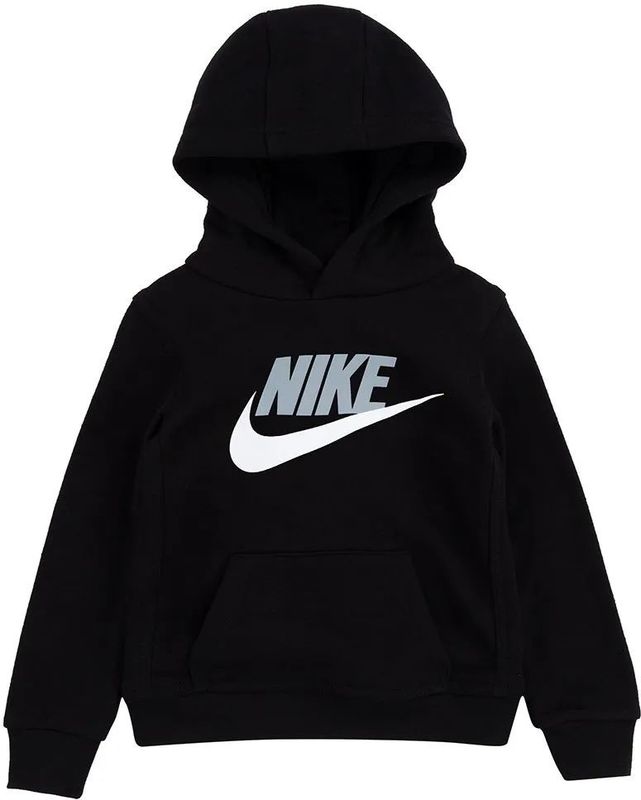 Nike - Club Hbr Po Hoodie - Sweater - Zwart - Katoen/Polyester