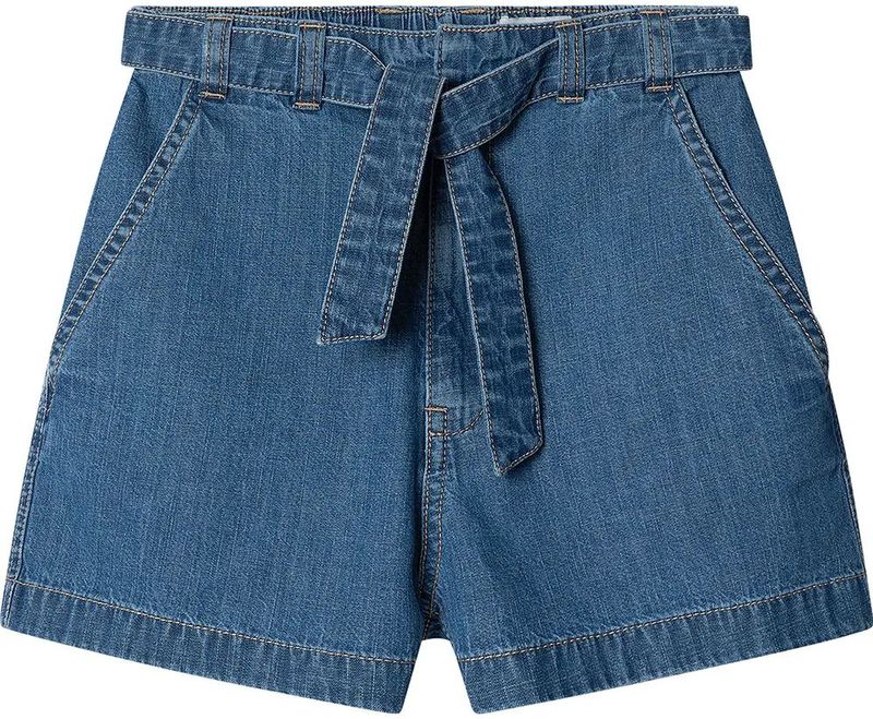 Pepe Jeans Relaxed Jr Hoge Taille Denim Shorts