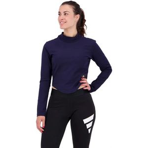 Adidas - Hol Mock - T-shirt - Zwart - Met Lange Mouwen