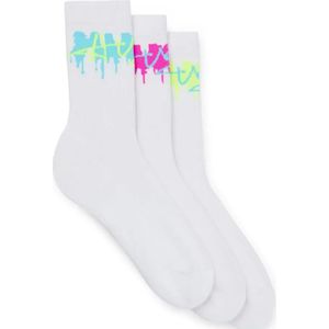 Hugo Melted Logo Sokken 3 Paren